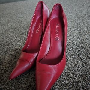 Aldo Bold Red Heels